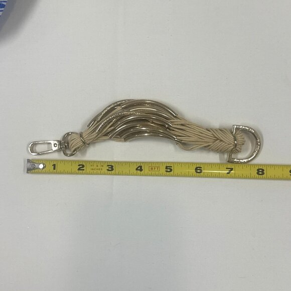 Saachi Women’s Cream Gold Cord Wrap Bracelet Lobster Claw Clasp Boho Jewelry - Picture 2 of 11